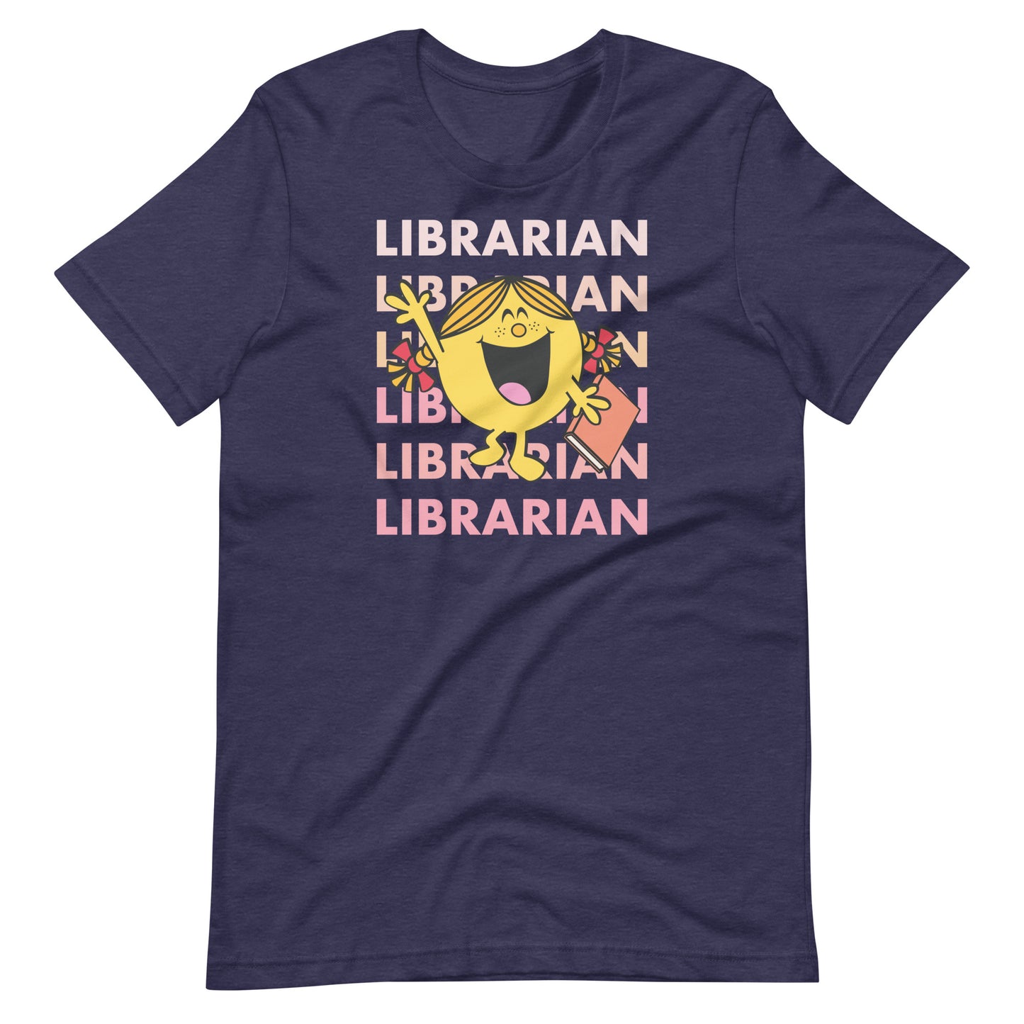Little Miss Librarian Pink Ombre Short Sleeve T-shirt
