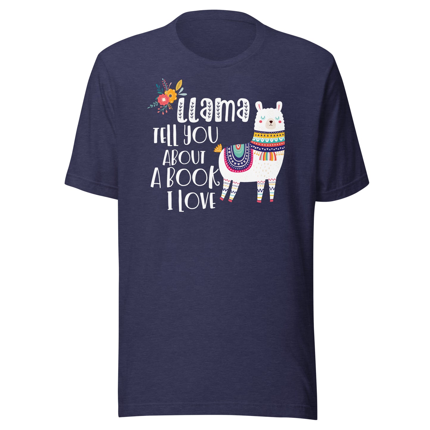 LLama Tell You About a Book I Love Short Sleeve T-shirt