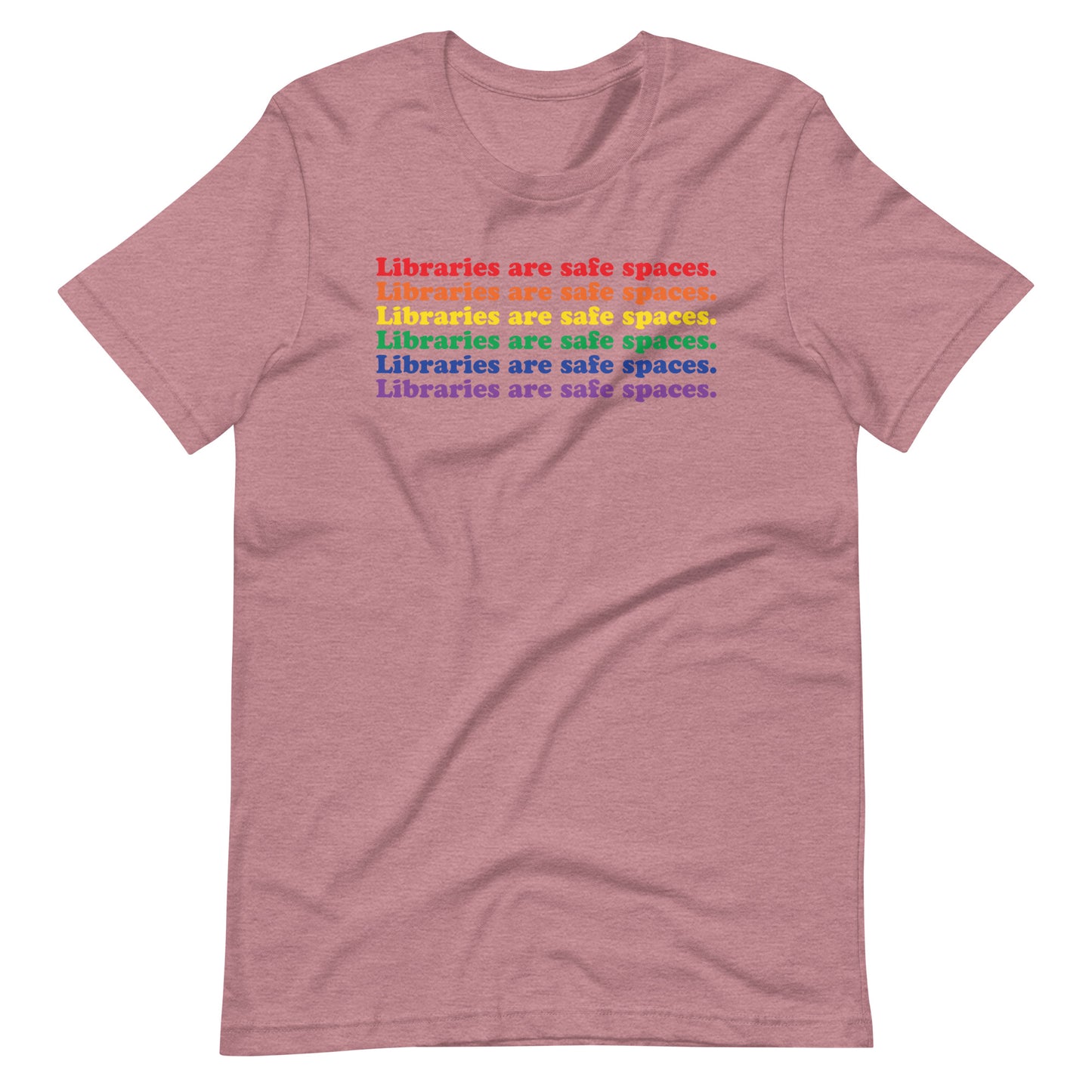 Libraries are Safe Spaces Short Sleeve Tshirt