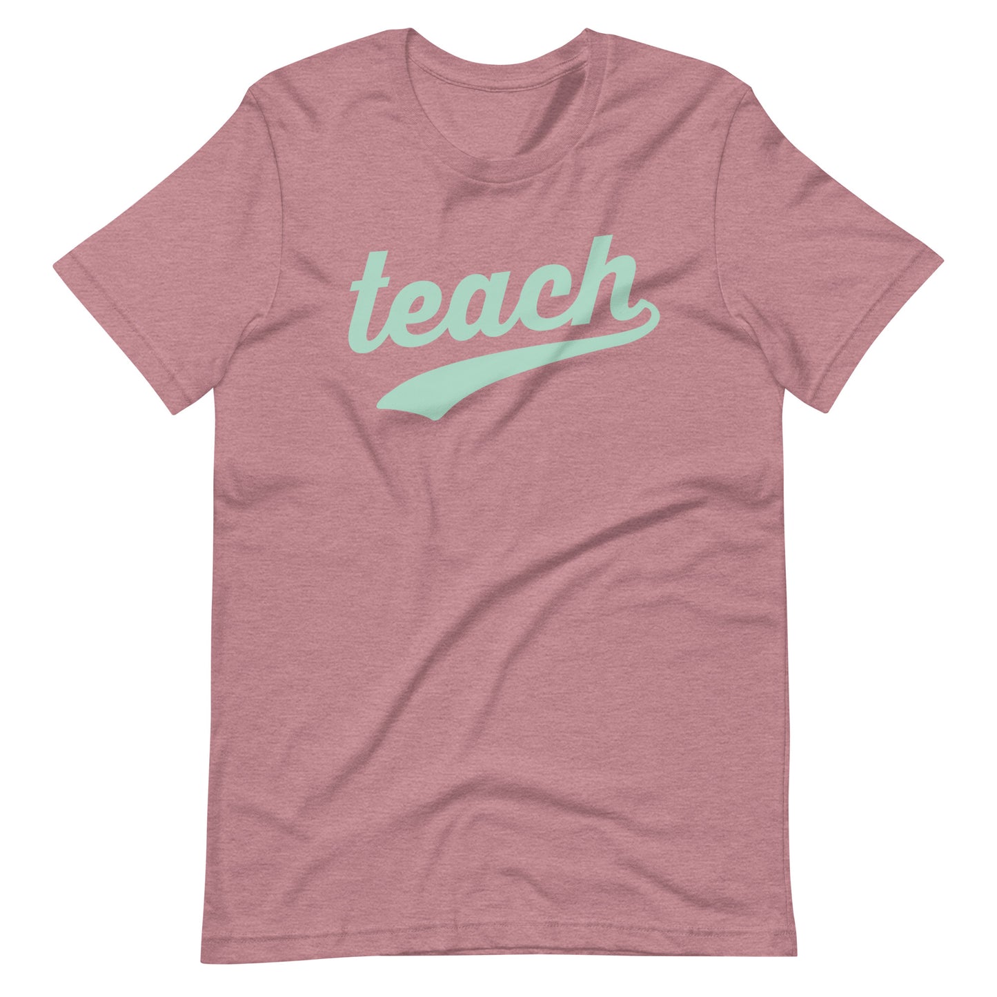 Retro Swoosh Teach Short Sleeve Teacher T-shirt