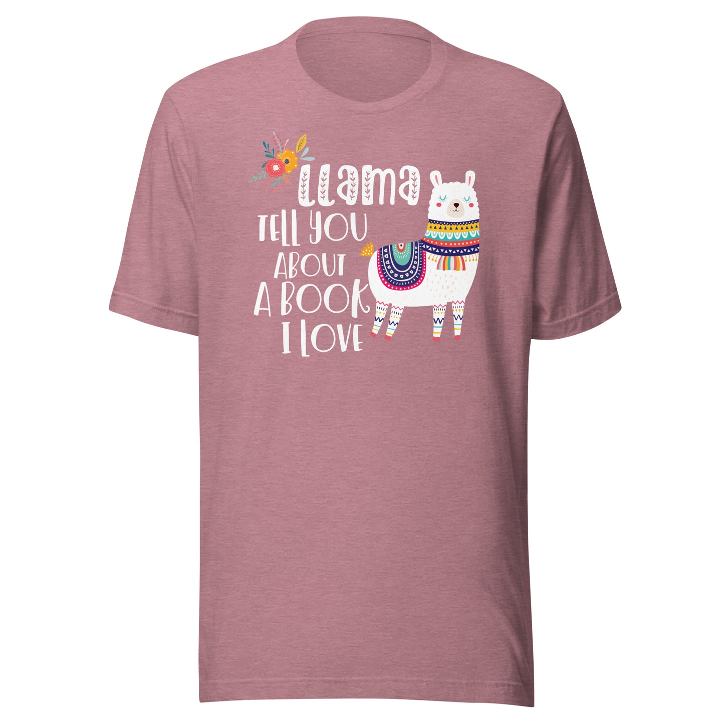 LLama Tell You About a Book I Love Short Sleeve T-shirt