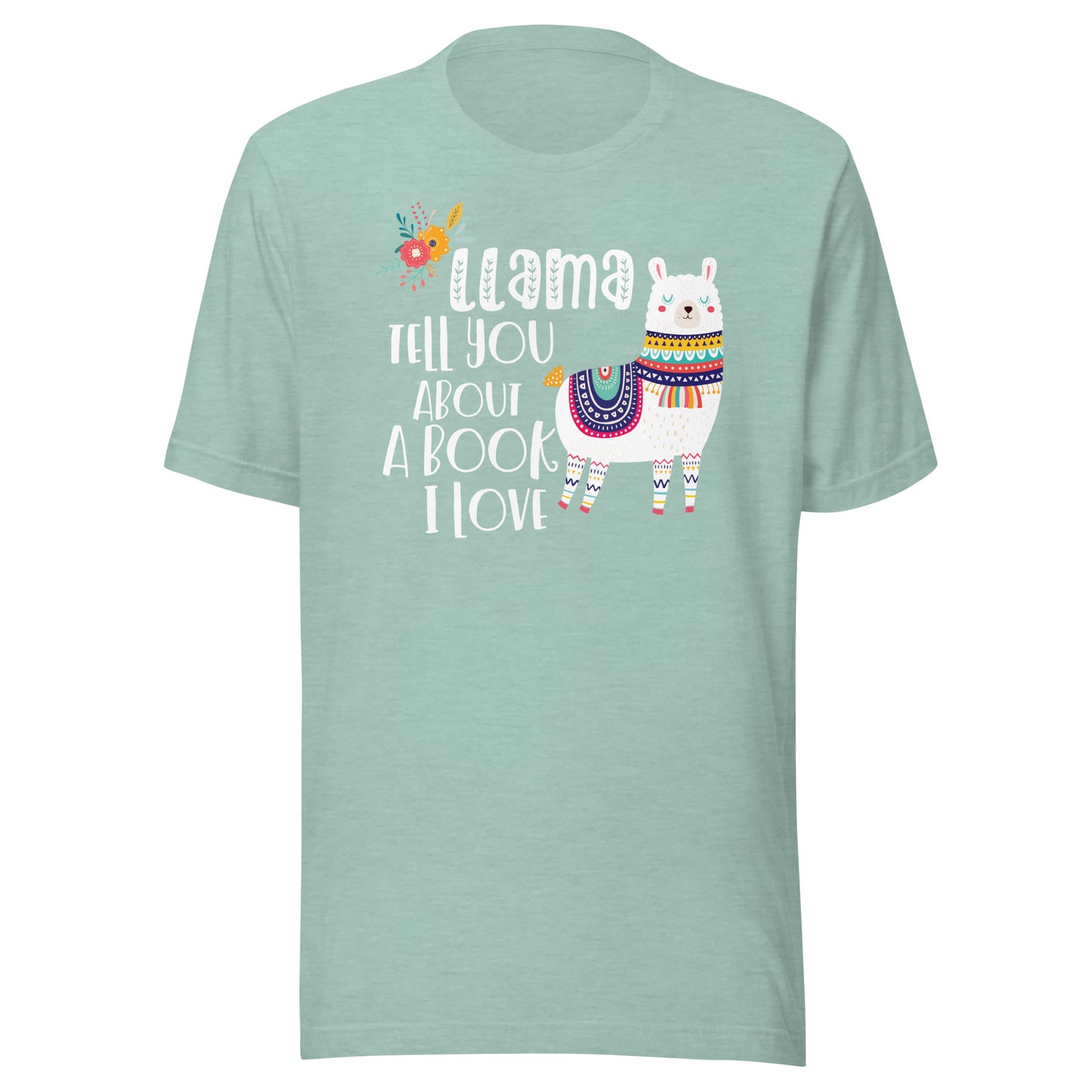 LLama Tell You About a Book I Love Short Sleeve T-shirt