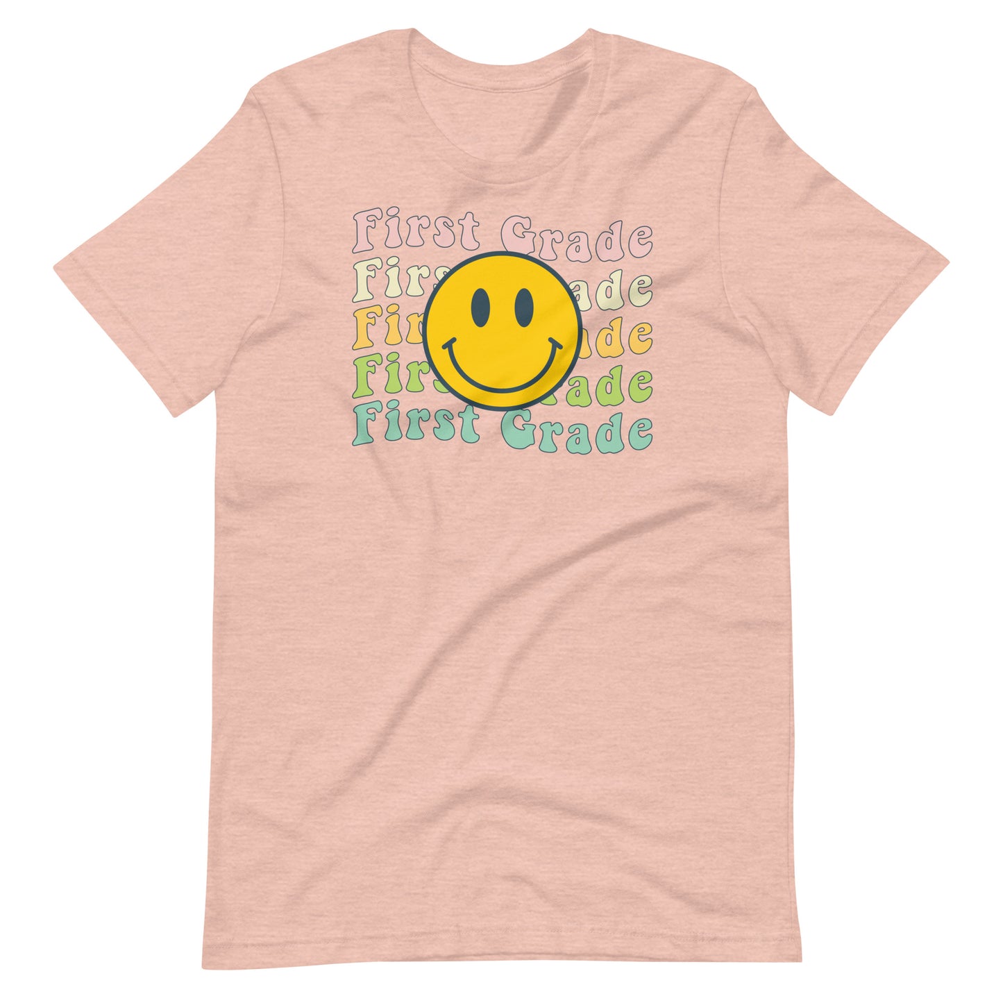 Groovy First Grade Teacher Unisex t-shirt