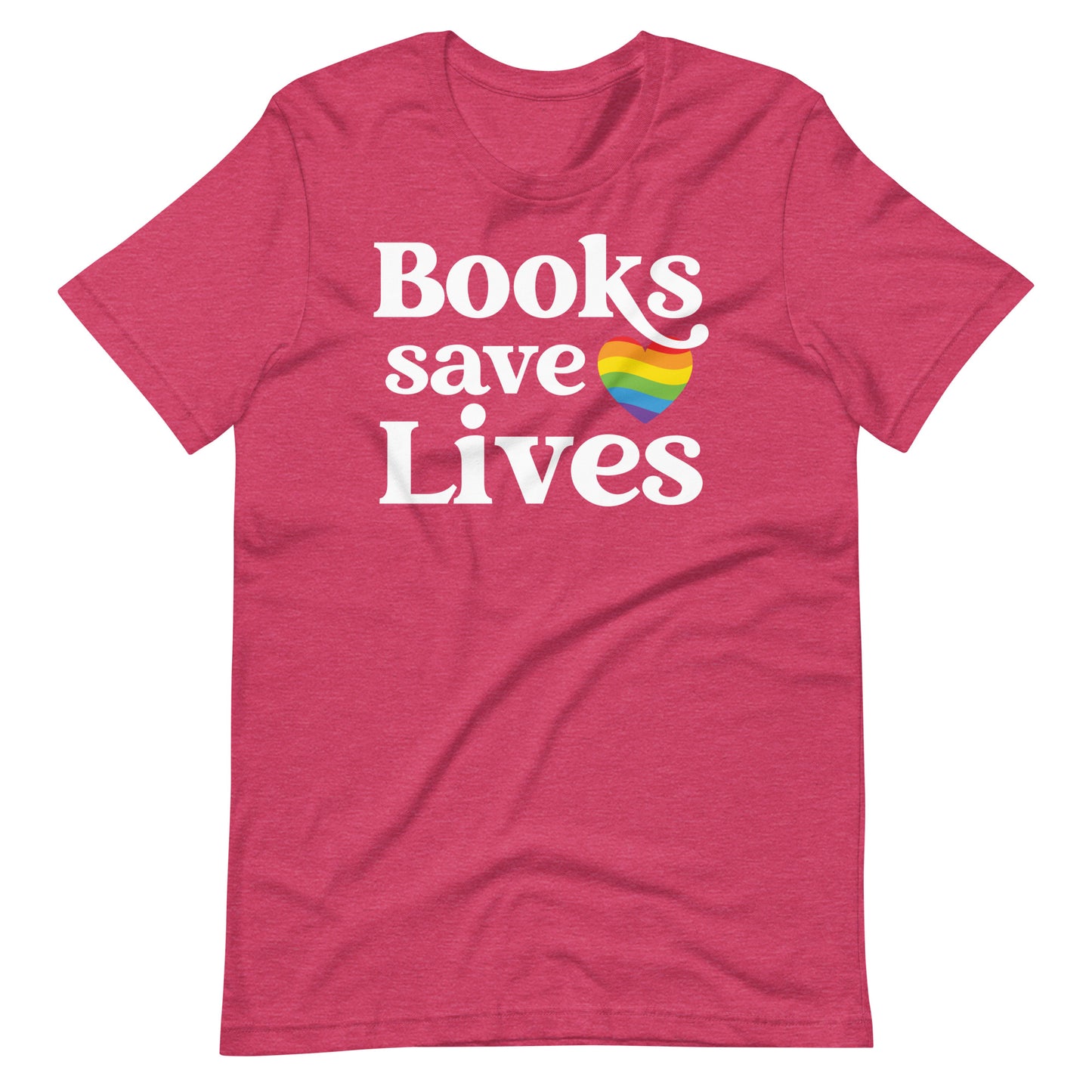 Books Save Lives Unisex t-shirt