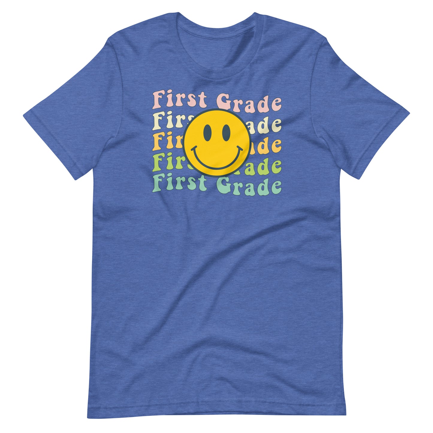 Groovy First Grade Teacher Unisex t-shirt