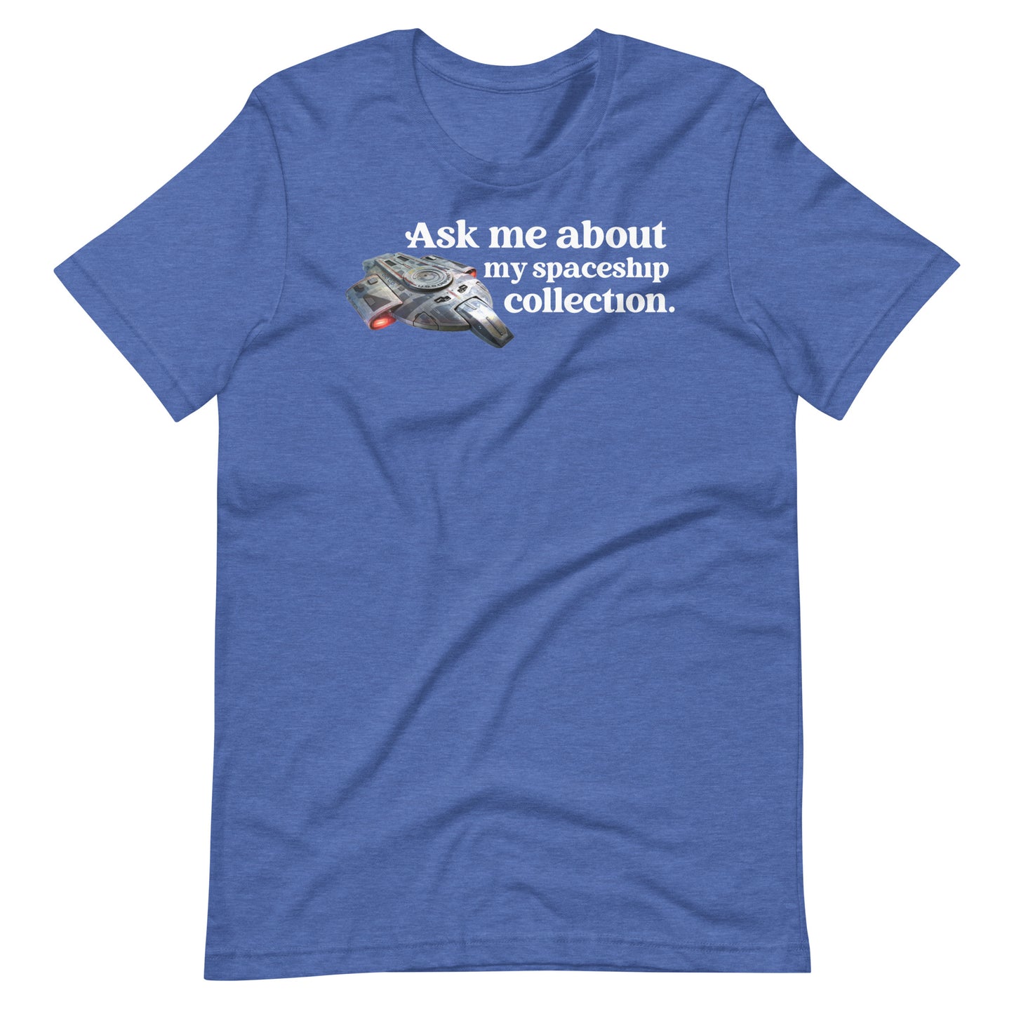 Ask Me About My Spaceship Collection Short Sleeve Unisex t-shirt