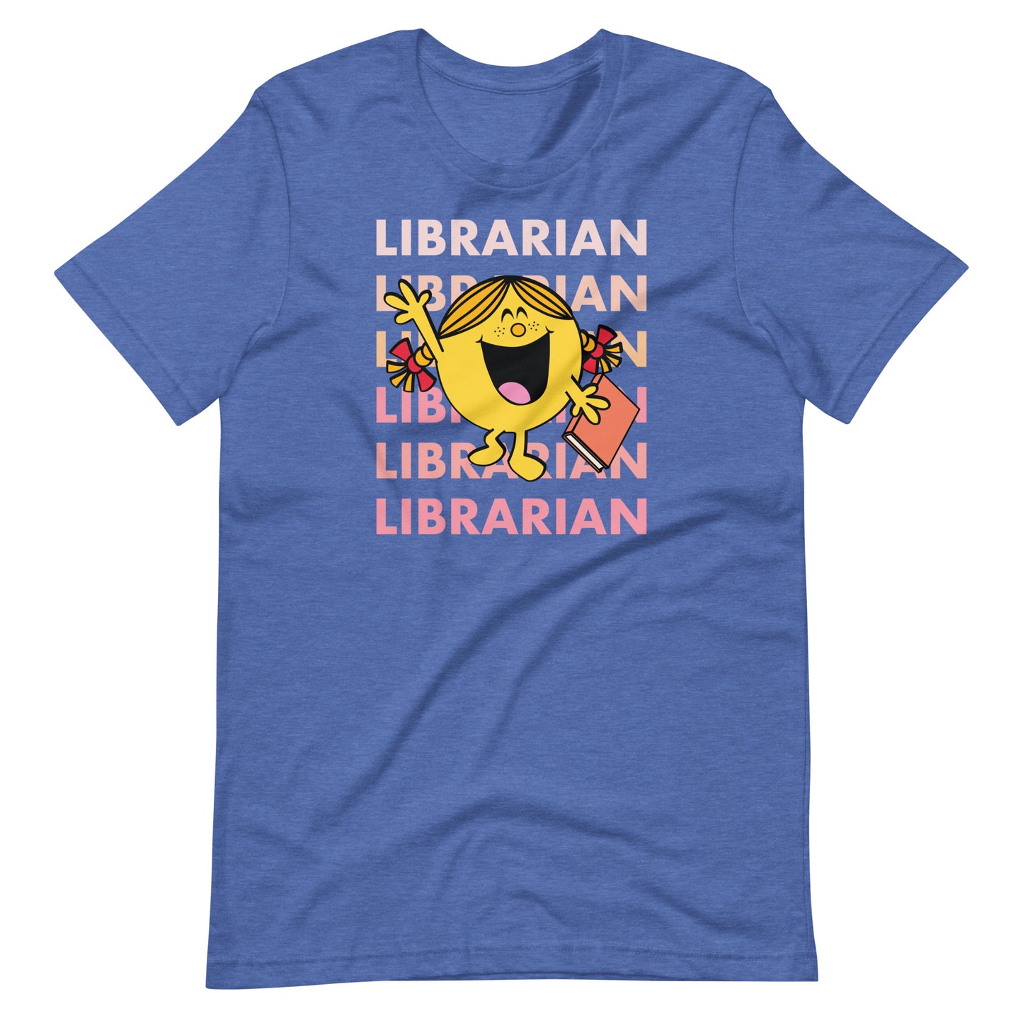 Little Miss Librarian Pink Ombre Short Sleeve T-shirt
