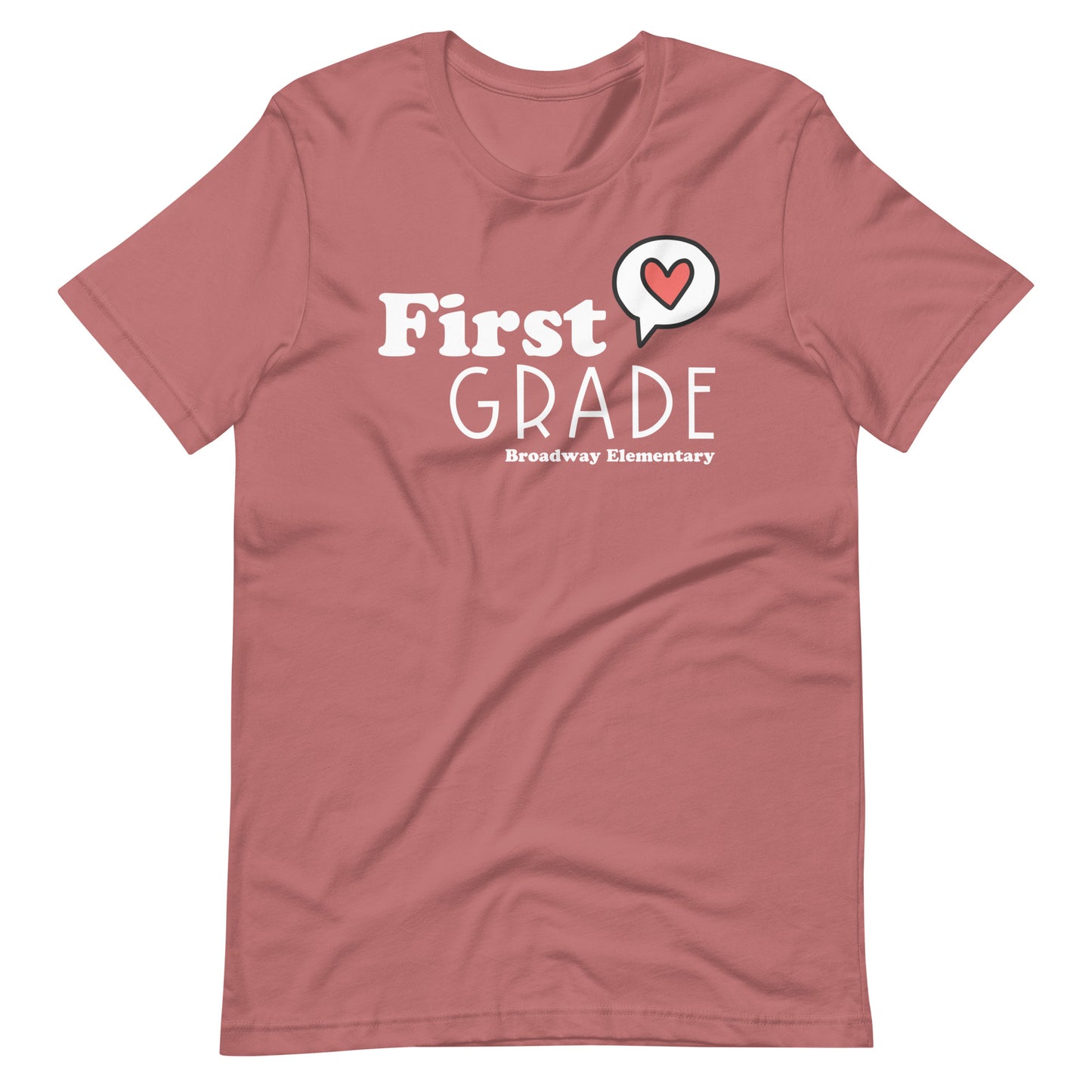First Grade Teacher Like Heart Custom Teacher Unisex t-shirt