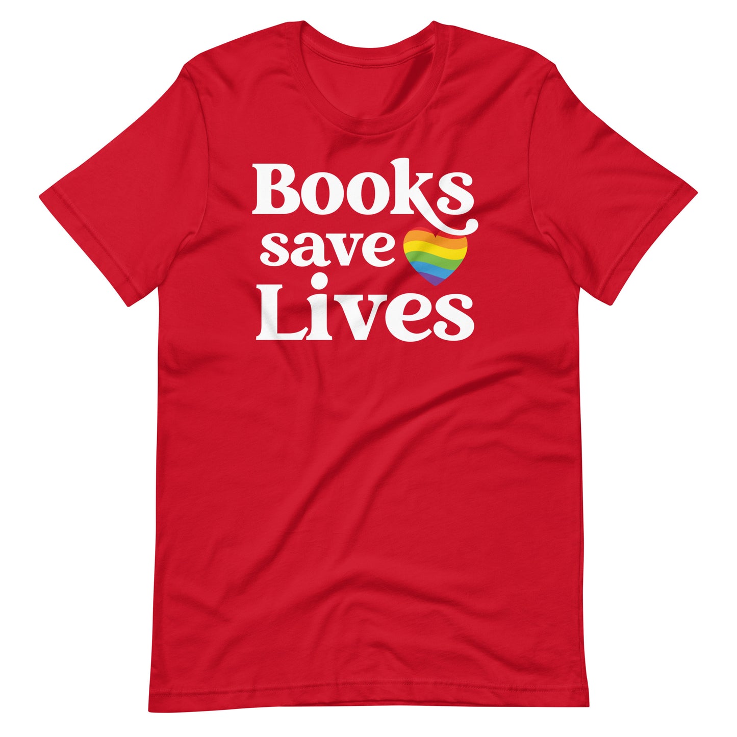 Books Save Lives Unisex t-shirt