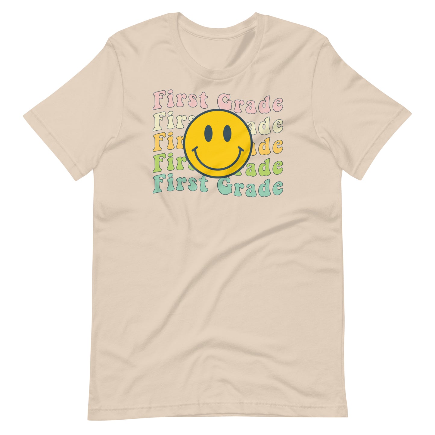 Groovy First Grade Teacher Unisex t-shirt