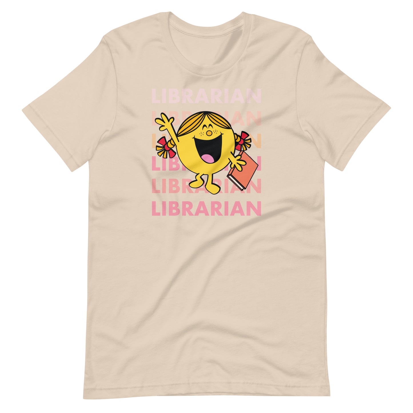Little Miss Librarian Pink Ombre Short Sleeve T-shirt