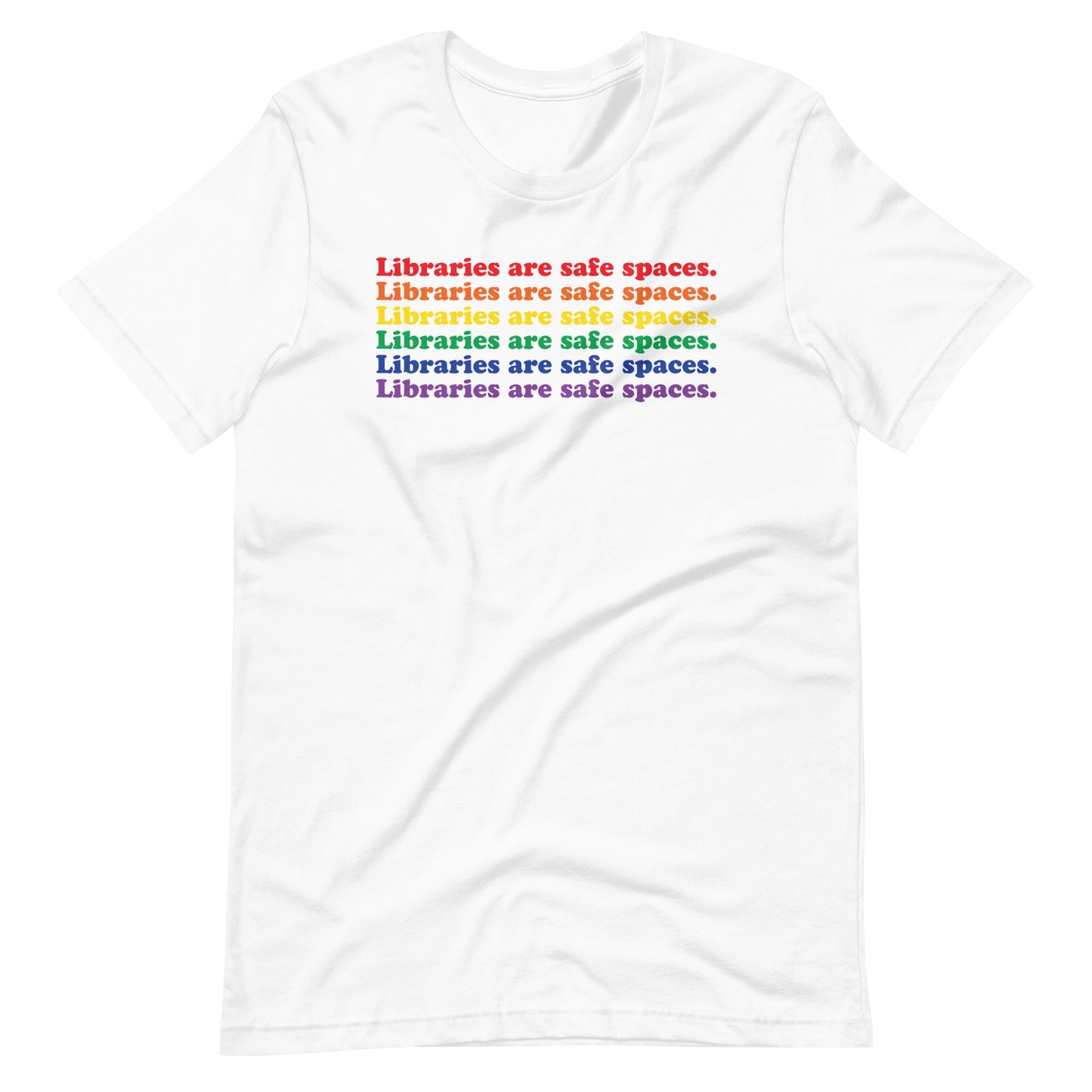 Libraries are Safe Spaces Short Sleeve Tshirt