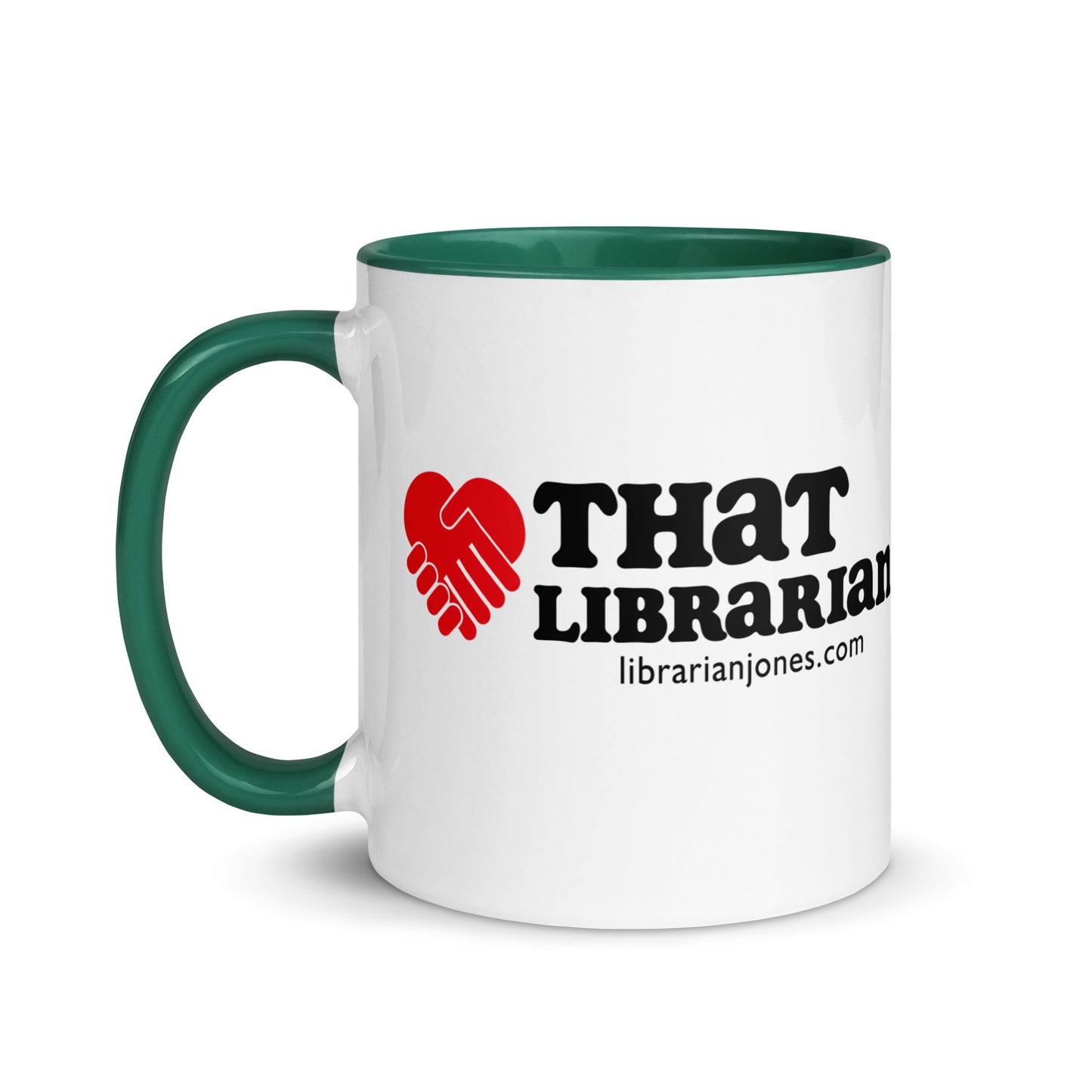 That Librarian Mug with Color Inside