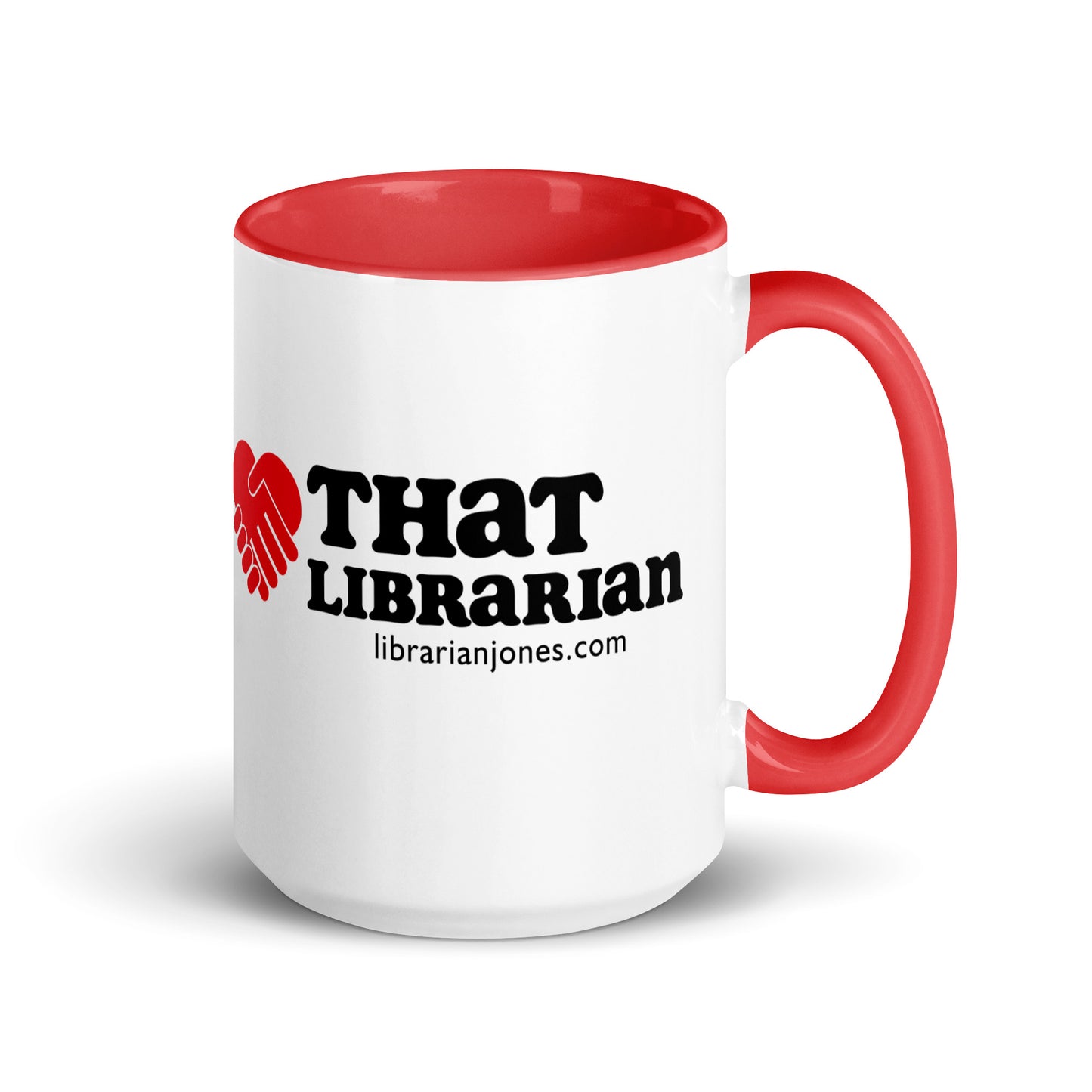 That Librarian Mug with Color Inside