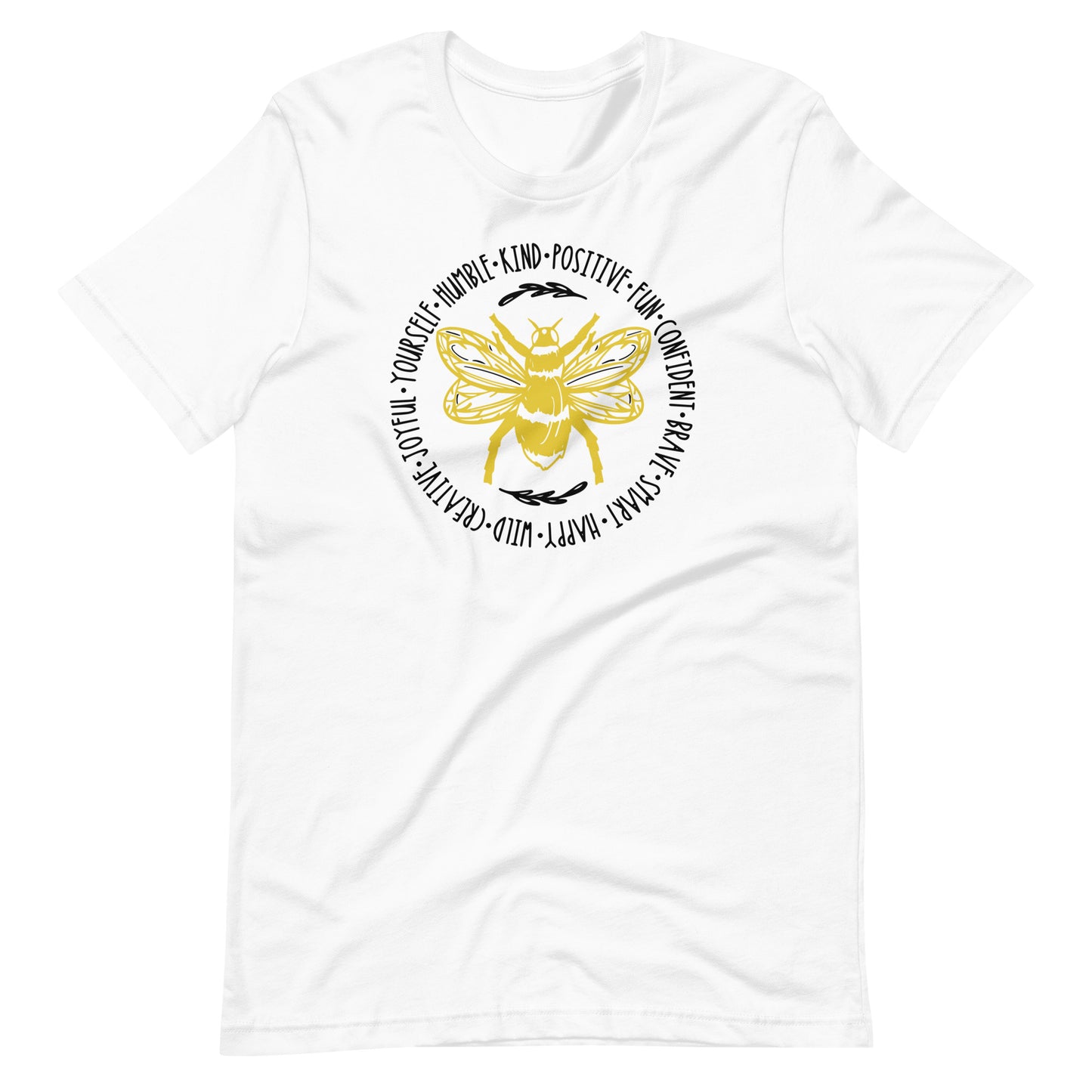 Bee Humble & Kind Kindness Cute Teacher Shirt - White