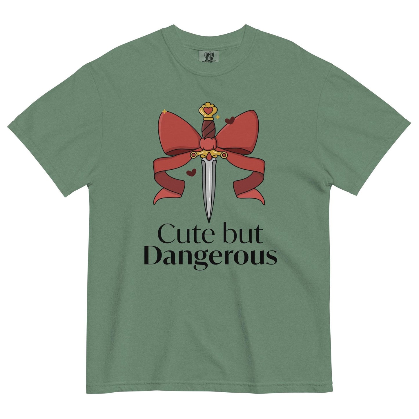 Cute But Dangerous Unisex garment-dyed heavyweight t-shirt