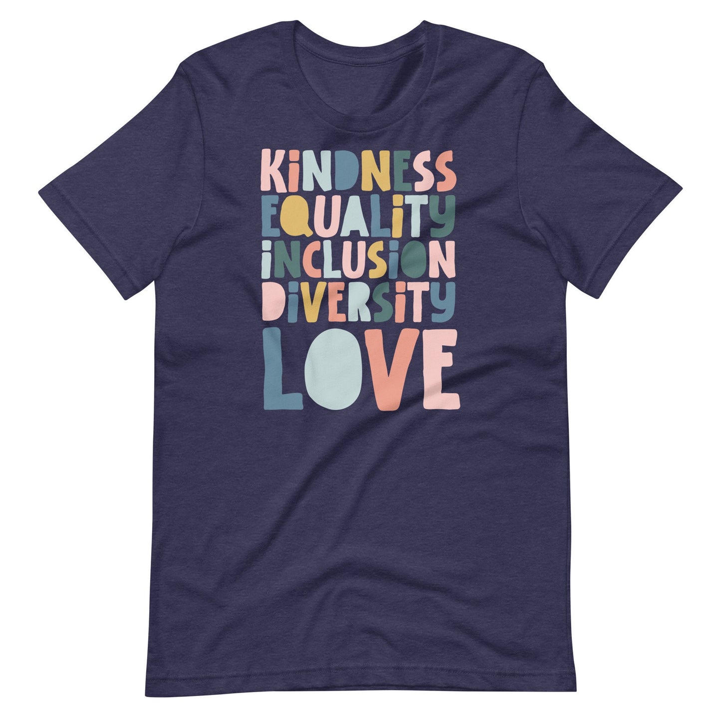 Kindness Equality Inclusion Block Letters  Design | Back To School | SPED Teacher | Gift for Teacher