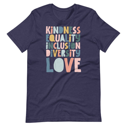 Kindness Equality Inclusion Block Letters  Design | Back To School | SPED Teacher | Gift for Teacher