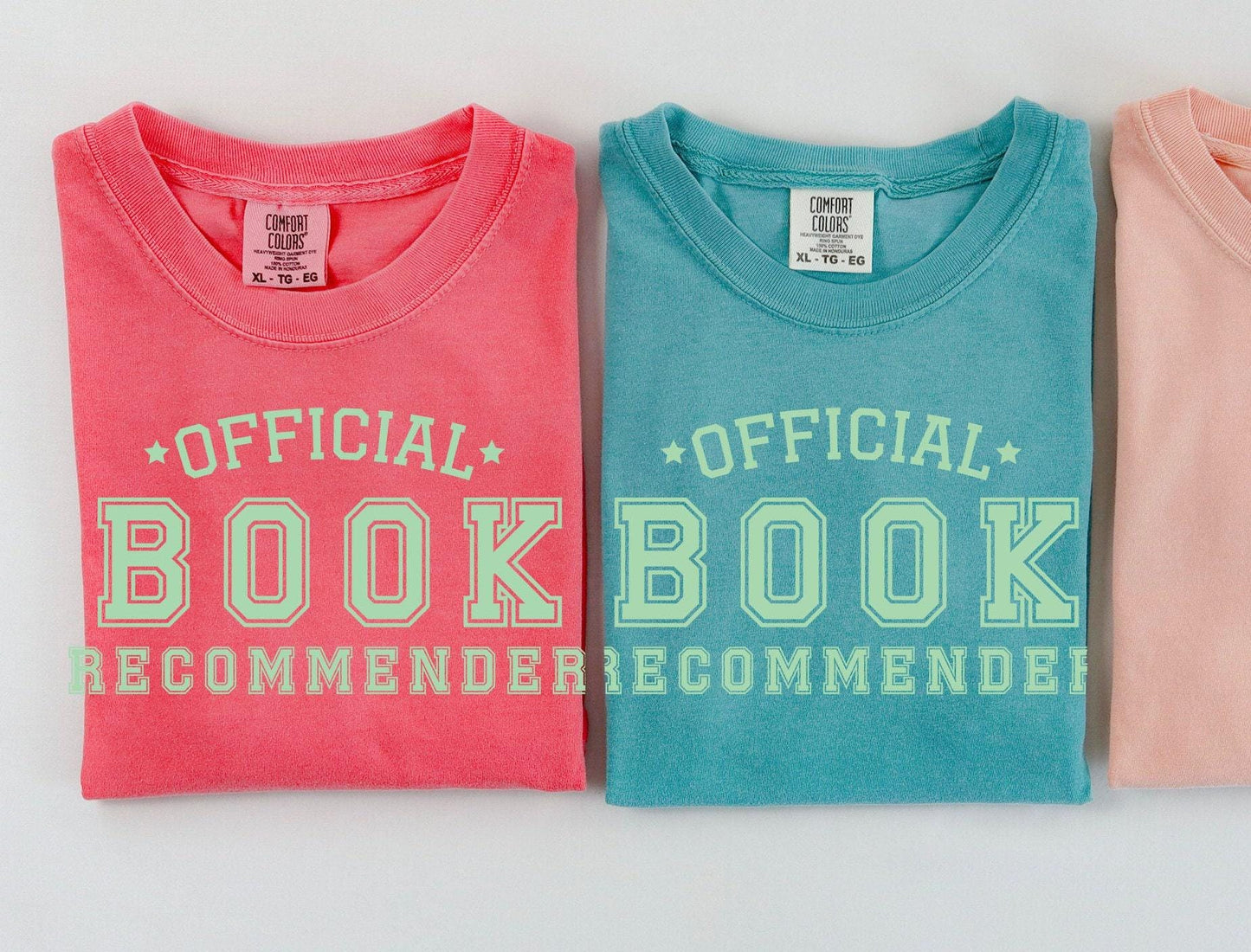 Official Book Recommender Comfort Colors Tshirt