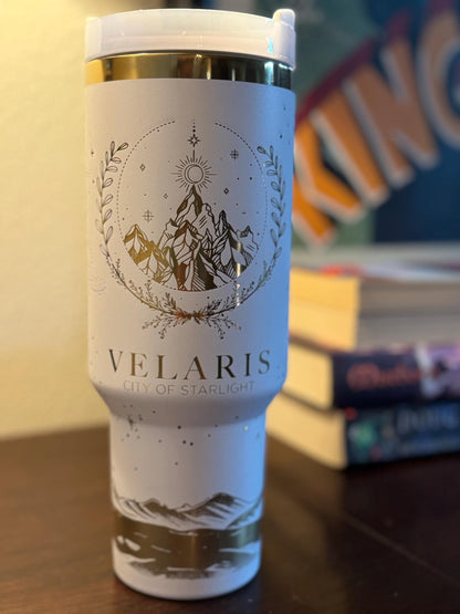Velaris City of Starlight Engraved Tumbler ACOTAR Maasverse Tumbler