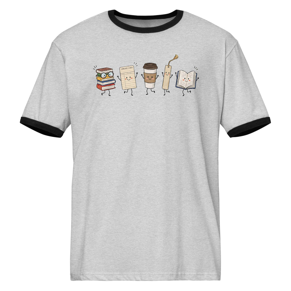Library Tools Unisex ringer t-shirt