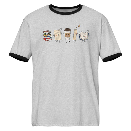 Library Tools Unisex ringer t-shirt