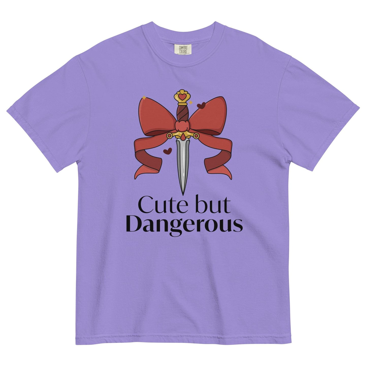 Cute But Dangerous Unisex garment-dyed heavyweight t-shirt
