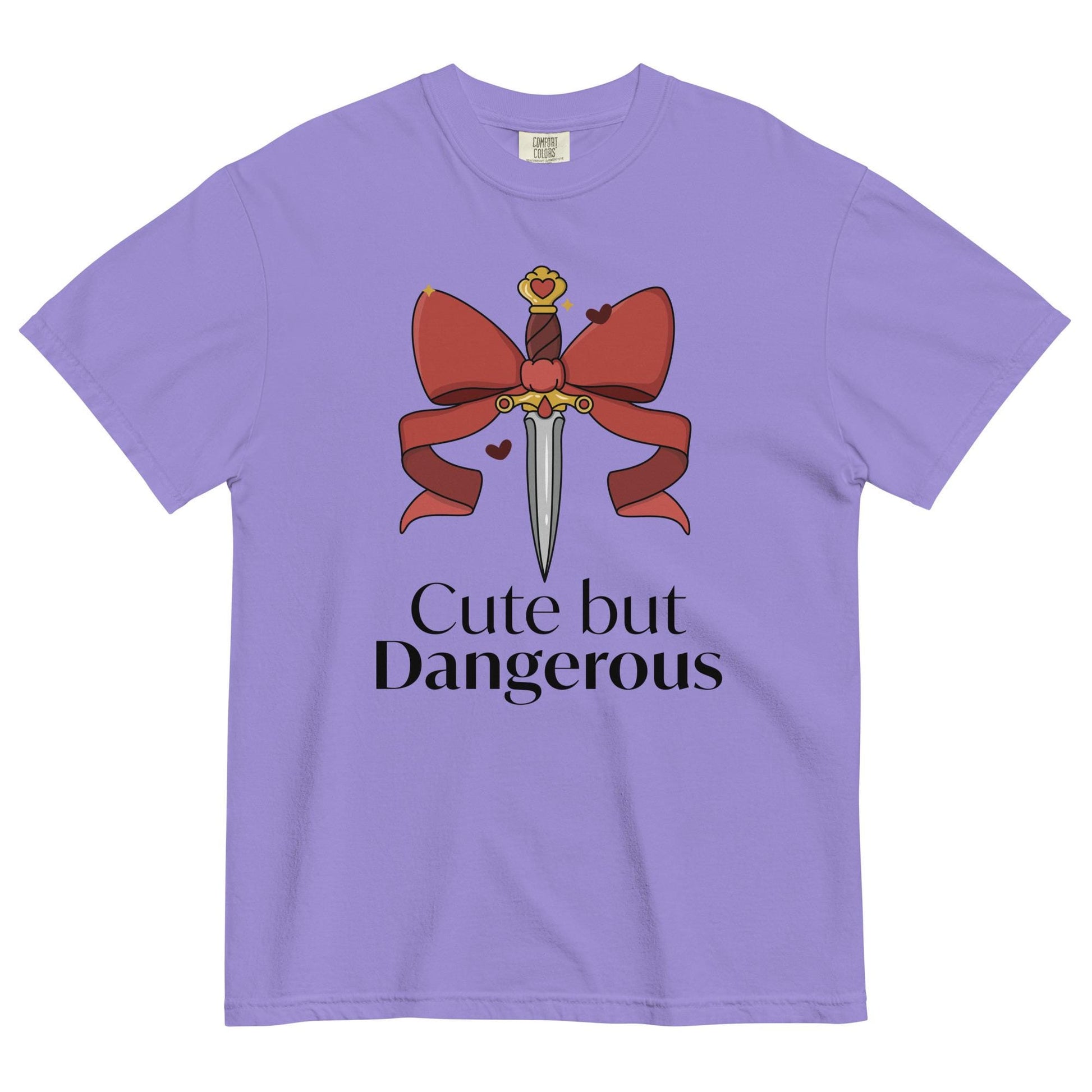 Cute But Dangerous Unisex garment-dyed heavyweight t-shirt