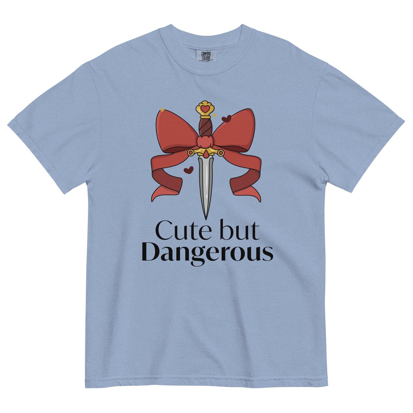 Cute But Dangerous Unisex garment-dyed heavyweight t-shirt