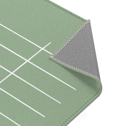 Vintage Library Card Classroom Area Rug | Bookish Rug