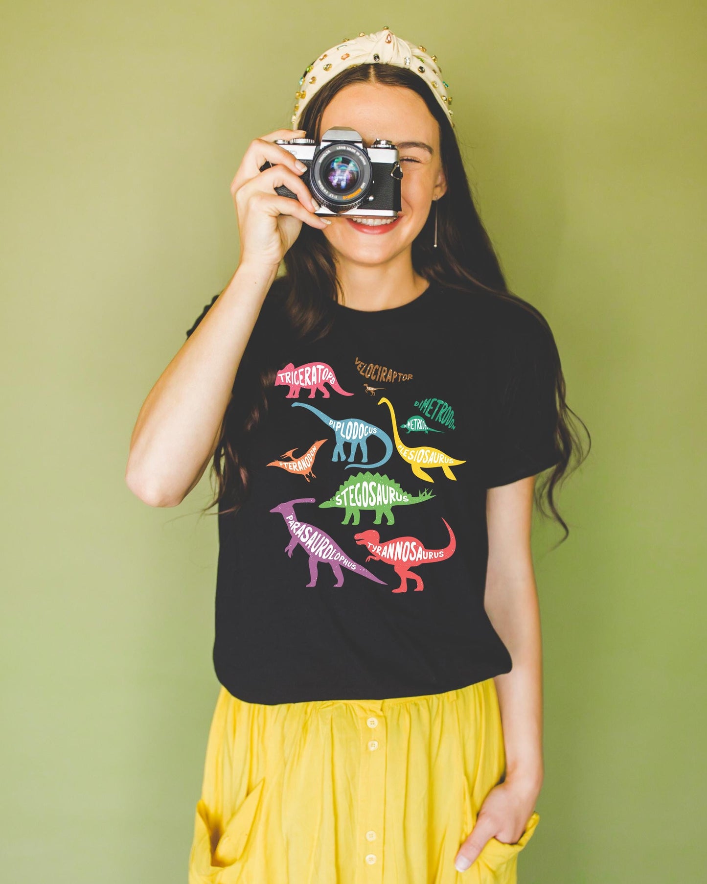 Dinosaur Teacher TShirt - Cute Dino Graphic Tee for Educators | Elementary Science