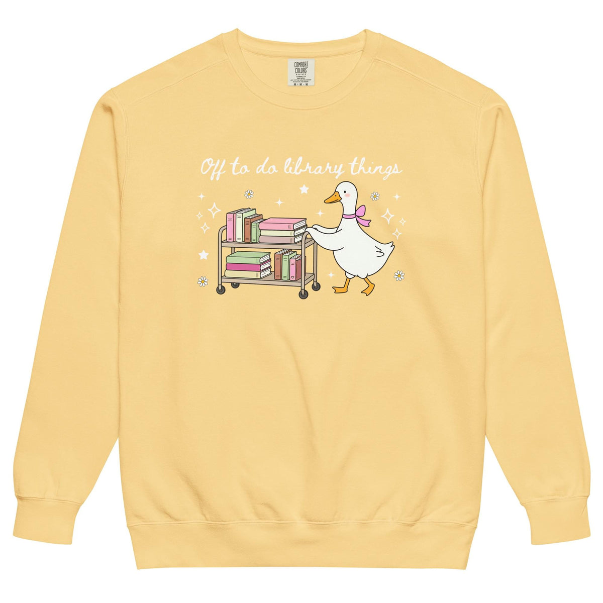 Unisex garment-dyed sweatshirt