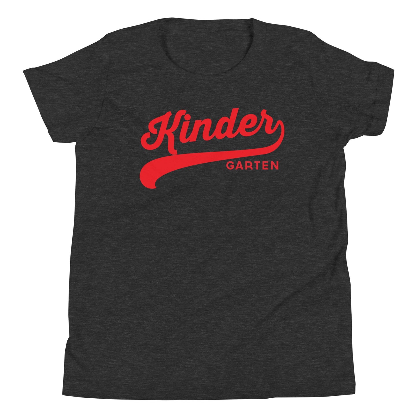 Kindergarten Swoosh Back To School Youth Short Sleeve T-Shirt | First Day of School