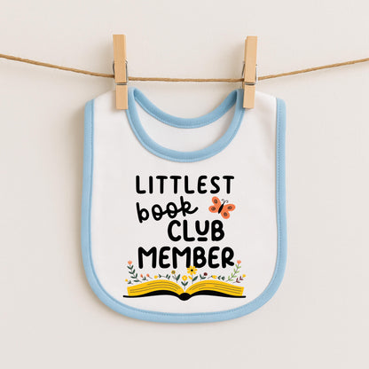 Littlest Book Club Member Baby Bib - Bookish Infant Clothing