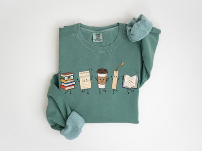 Librarian Sweatshirt, Book Lover Crewneck, Library Tools Shirt, School Librarian Gift, Bookish Teacher Sweatshirt, Library Worker Gift