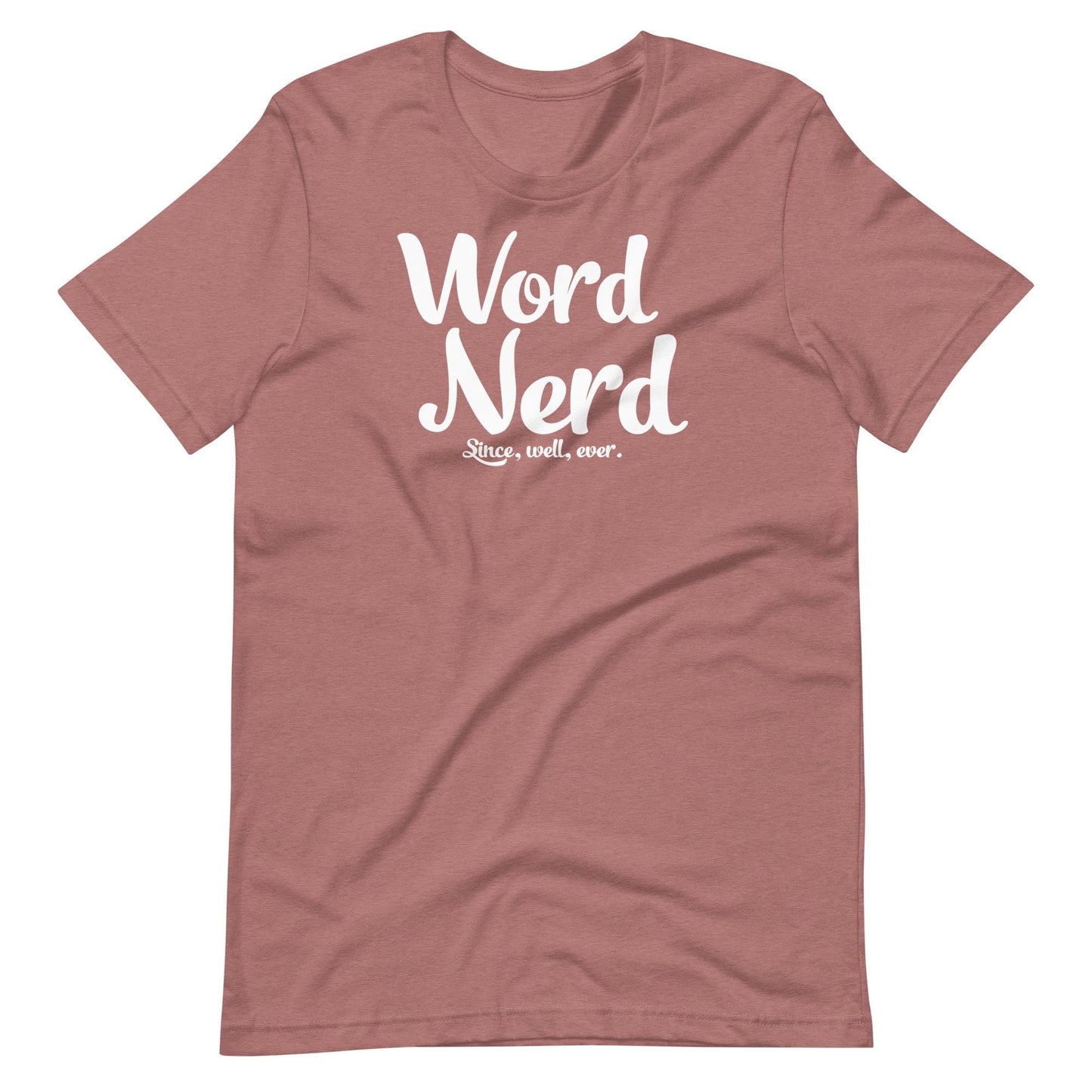 Word Nerd T-Shirt | Funny Librarian Shirt | Book Lover Tee | Teacher Gift for Readers & Writers