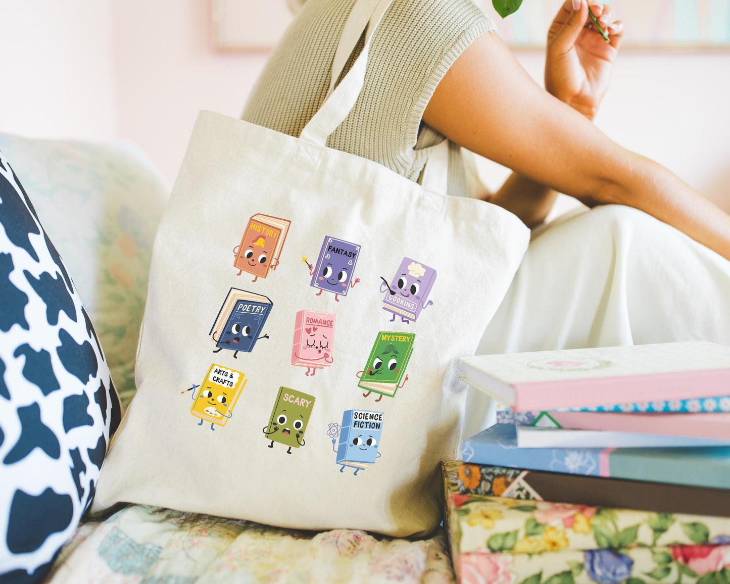 I’m With the Banned Canvas Tote Bag – Banned Books Tote, Librarian Teacher Gift, Book Lover Reading Aesthetic Bag