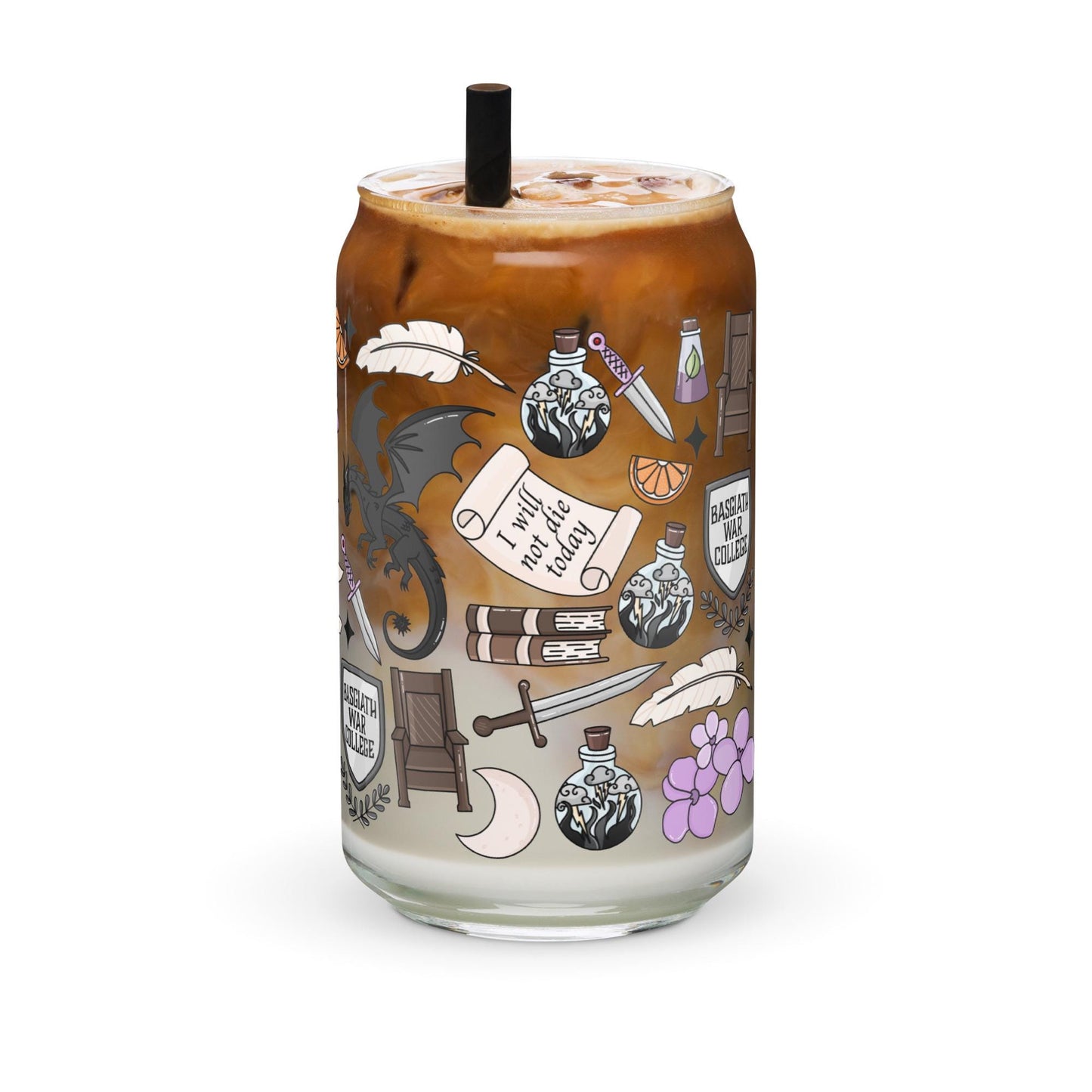 Can-shaped glass