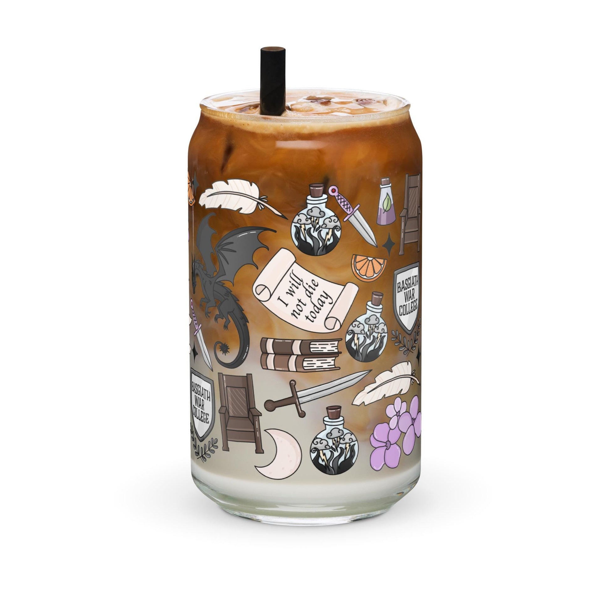 Can-shaped glass