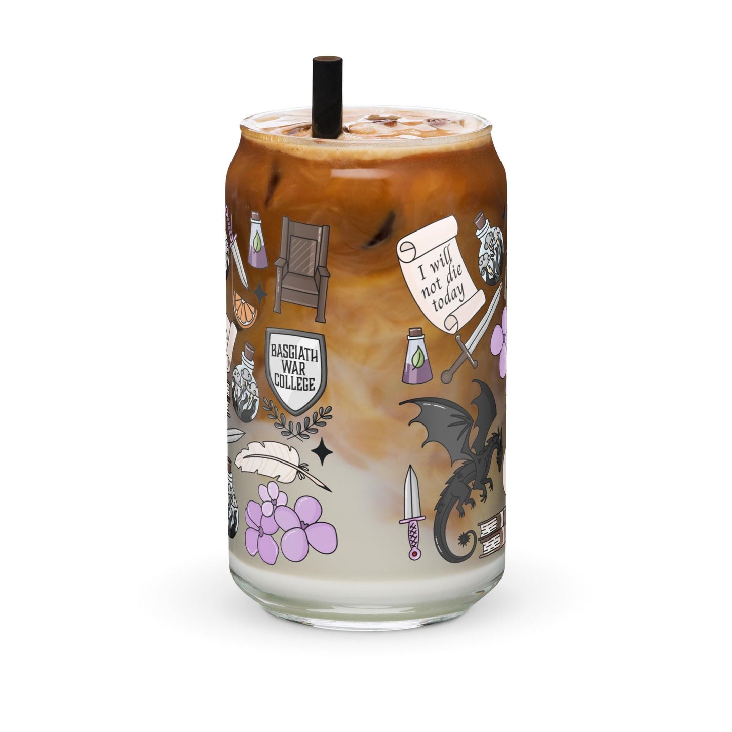 Can-shaped glass
