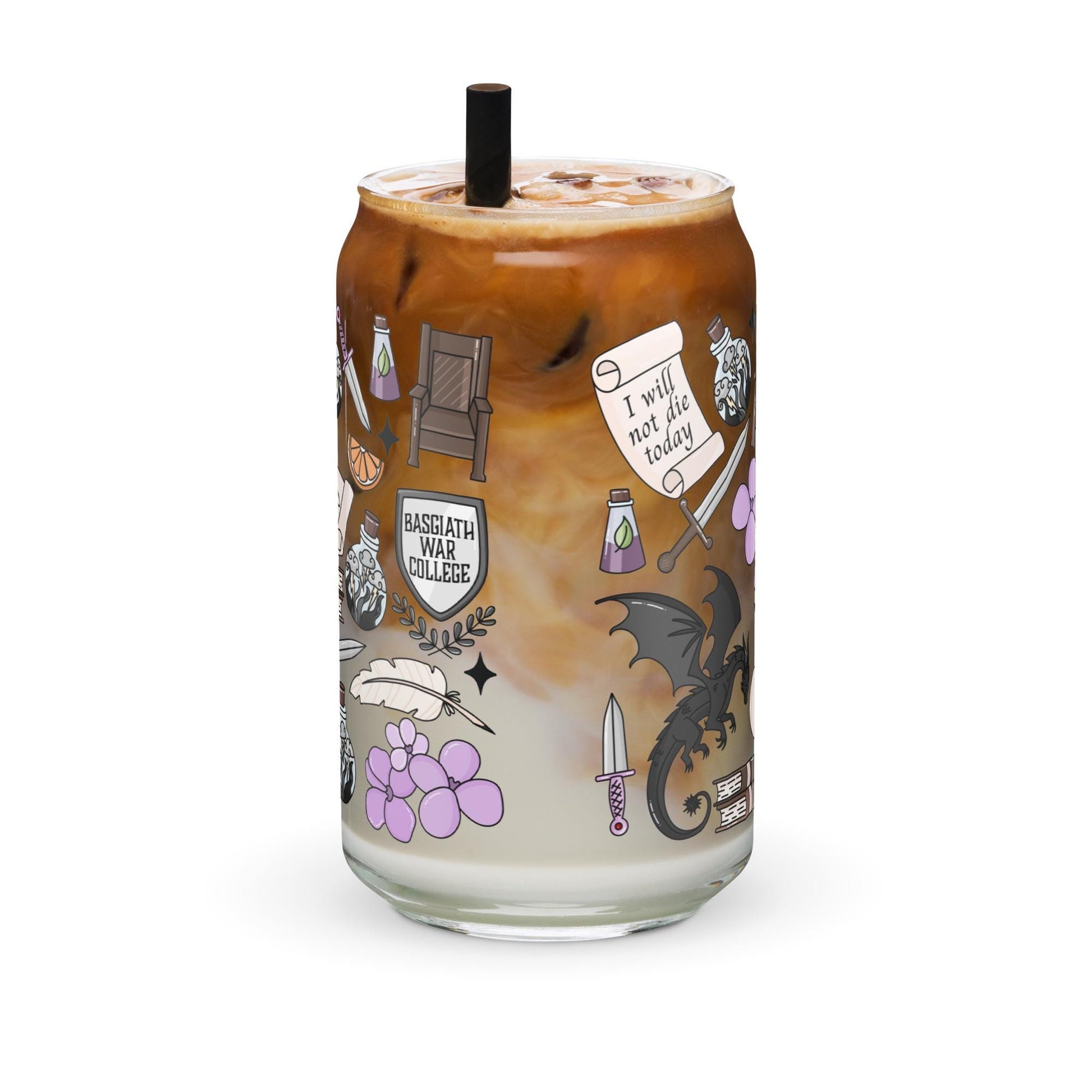 Can-shaped glass