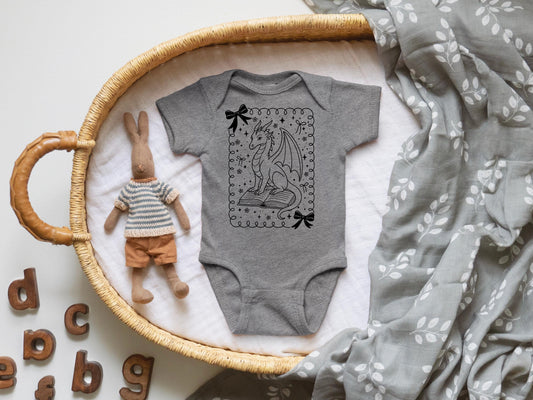 Dragon Stamp Baby Bodysuit