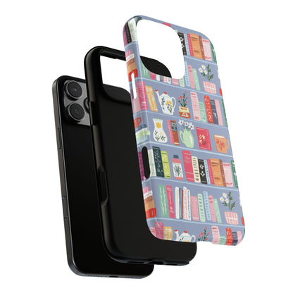 Cozy Bookshelf Pattern Phone Case | Tough Case