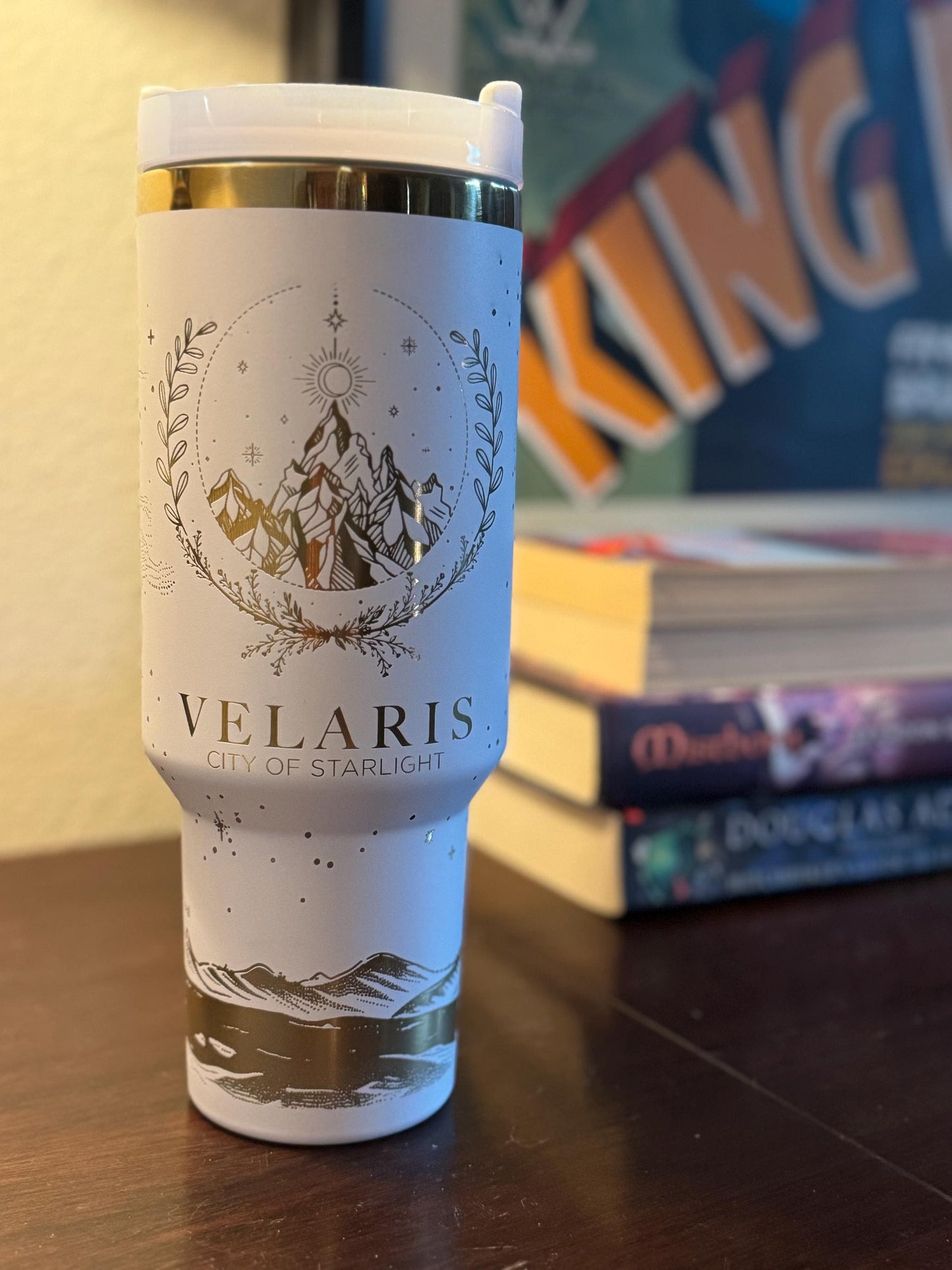 Velaris City of Starlight Engraved Tumbler ACOTAR Maasverse Tumbler