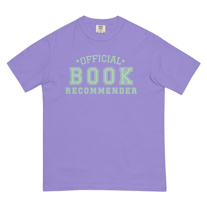 Official Book Recommender Garment-Dyed Unisex T-Shirt