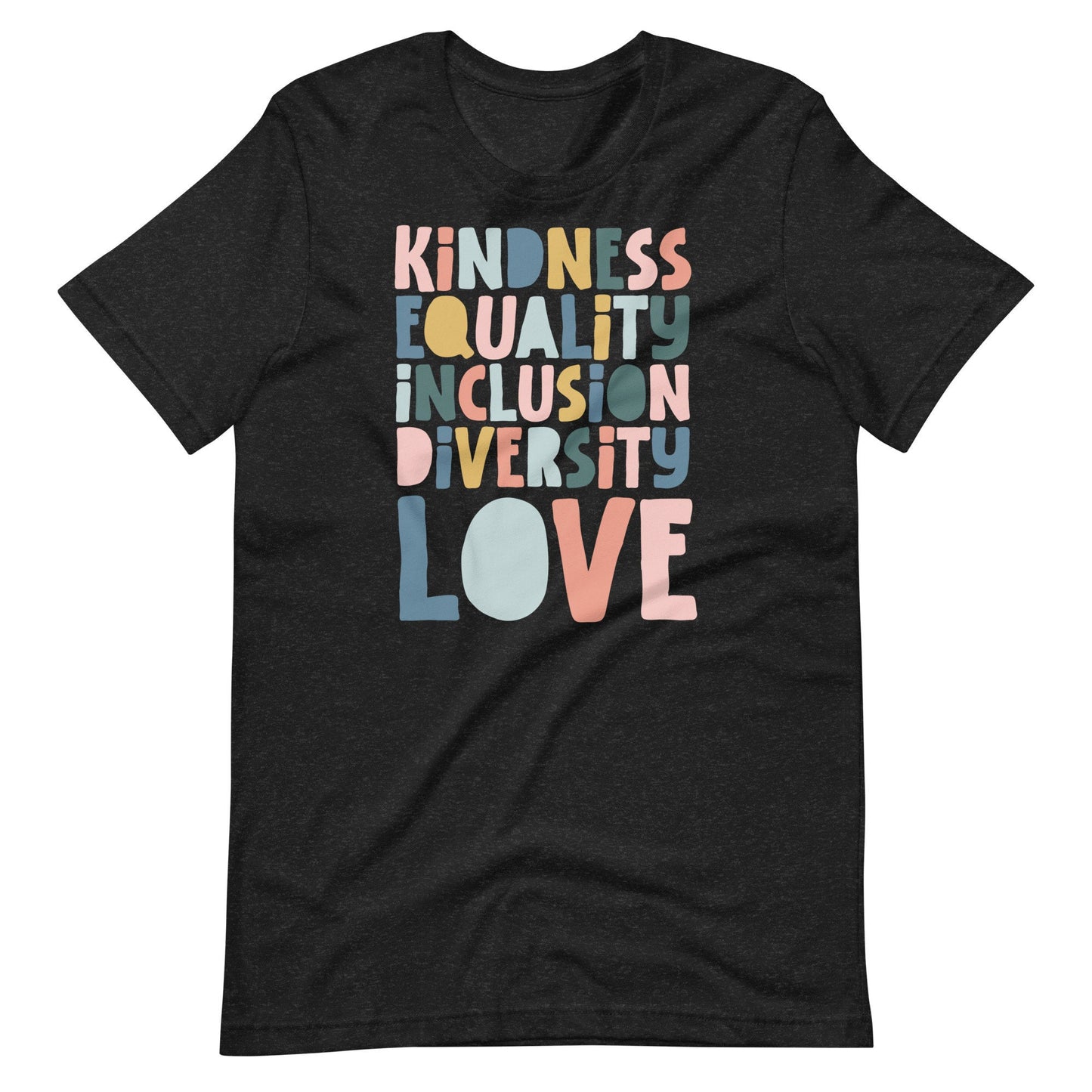 Kindness Equality Inclusion Block Letters  Design | Back To School | SPED Teacher | Gift for Teacher