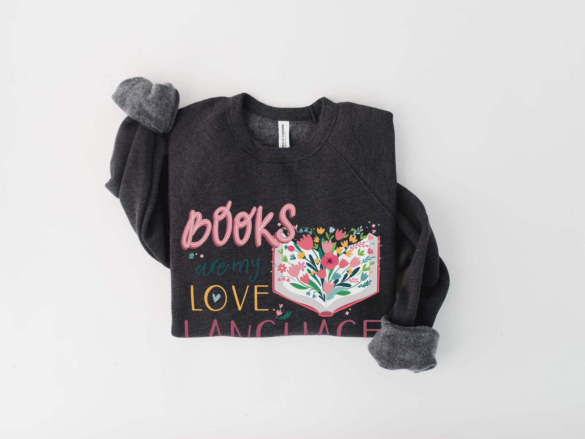 Book Lover Sweatshirt Valentines Day Gift for Book Lover Cozy Reading Sweatshirt Librarian Gift Teacher Gift Book Club Gift Literary Gift