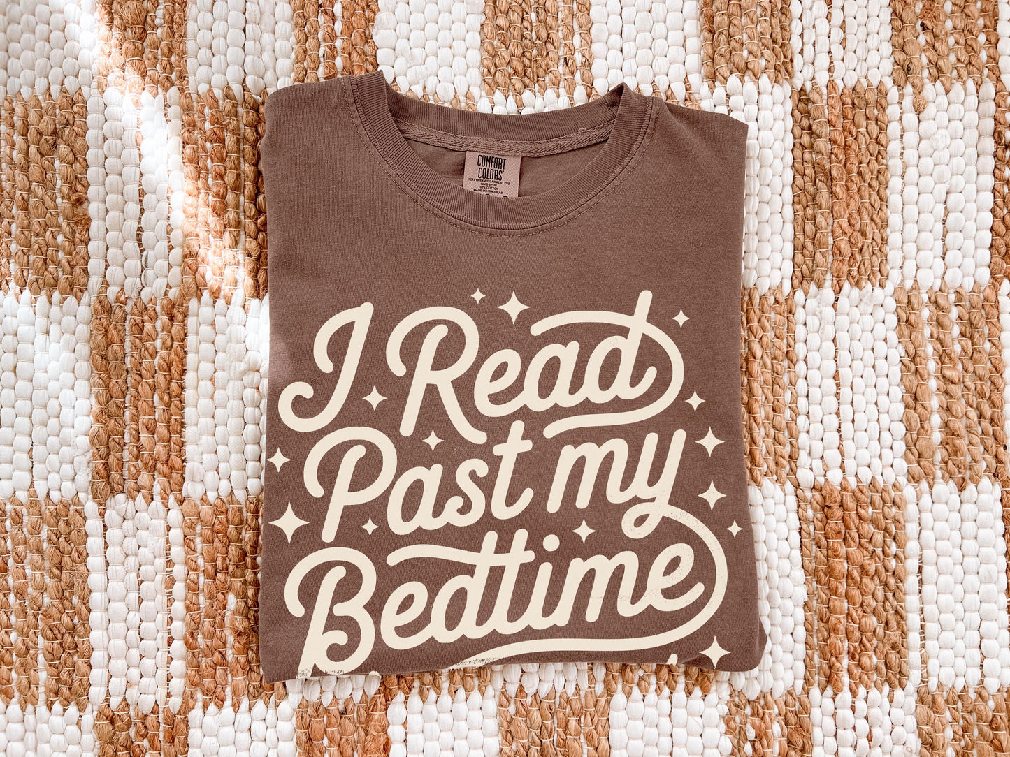 I Read Past My Bedtime Reading Unisex Garment-Dyed Heavyweight T-shirt