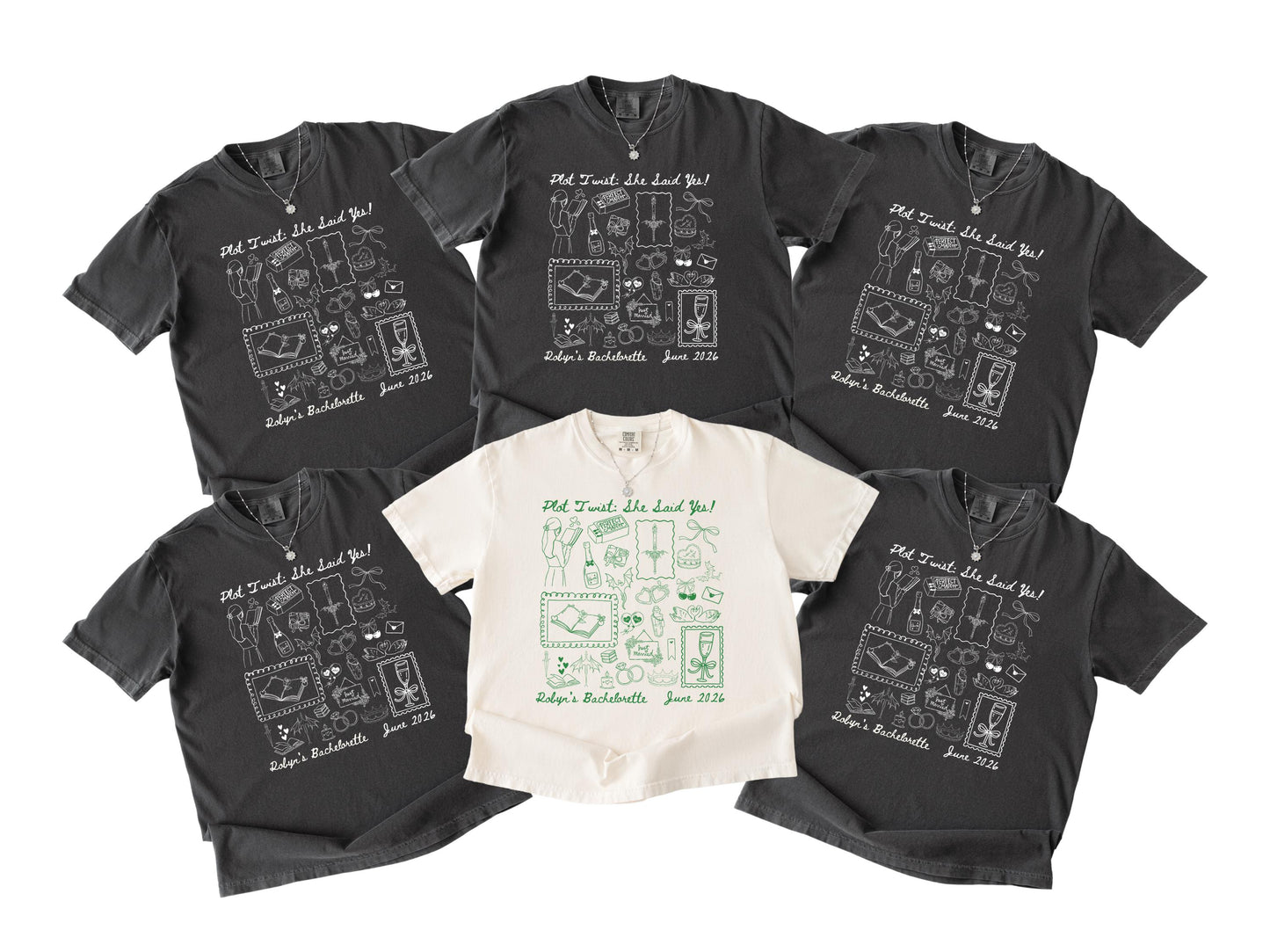 Bachelorette Party Shirt - Romance Book Lover Unisex Heavyweight Tee, Durable Casual Wear