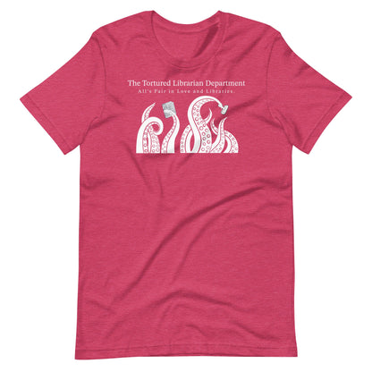 Tortured Librarian's Department Unisex T-shirt | Reading and Librarian Tshirt